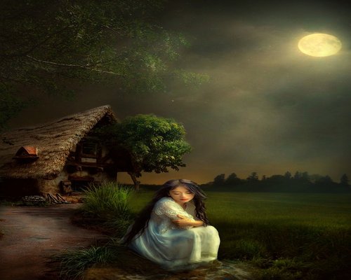 Suasana pagi yang tenang di teras rumah